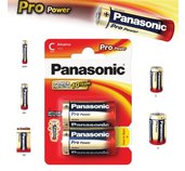 Alkalická baterie C Panasonic Pro Power LR14 2ks foto