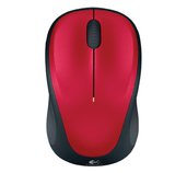 myš Logitech Wireless Mouse M235 nano, červená foto