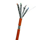 DATACOM S/FTP drát CAT7  LSOH  300m oranžový foto