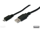 Kabel micro USB 2.0, A-B 1,5m, pro rychlé nabíjení foto