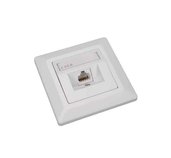 Zásuvka Solarix CAT6 UTP 1 x RJ45 pod omítku bílá foto