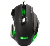 C-TECH  Akantha herní myš, zelené podsvícení, USB foto