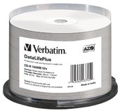 VERBATIM CD-R(50-Pack)Spindle/Print/52x/700MB/NoID foto