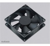 přídavný ventilátor Akasa 80x80x25 black OEM foto