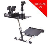Wheel Stand Pro DELUXE V2, stojan na joystick pro Thrustmaster HOTAS WARTHOG, Saitek X55/Saitek X52 foto