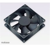 přídavný ventilátor Akasa 80x80x25 black OEM foto