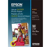 EPSON Value Glossy Photo Paper 10x15cm 50 sheet foto