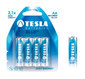 TESLA - baterie AA BLUE+, 4ks, R06 foto
