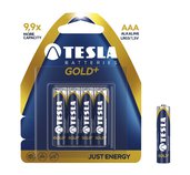 TESLA - baterie AAA GOLD+, 4ks, LR03 foto
