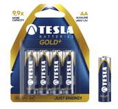 TESLA - baterie AA GOLD+, 4ks, LR06 foto