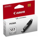 Canon CLI-551 GY, šedá foto