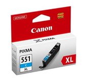 Canon CLI-551 XL C, azurová velká foto
