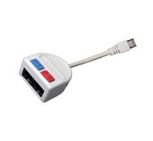 Rozdvojka počítač/počítač 2 x RJ45 UTP foto