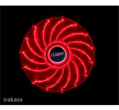 přídavný ventilátor Akasa Vegas LED 12 cm červená foto