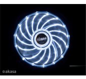 přídavný ventilátor Akasa Vegas LED 12 cm bílá foto