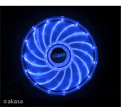 přídavný ventilátor Akasa Vegas LED 12 cm modrá foto