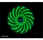 přídavný ventilátor Akasa Vegas LED 12 cm zelená foto