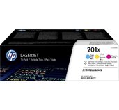HP 201X 3-pack CMY, CF253XM foto