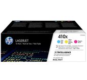 HP 410X 3-pack CMY, CF252XM foto