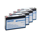 Bateriový kit AVACOM AVA-RBC34-KIT náhrada pro renovaci RBC34 (4ks baterií) foto
