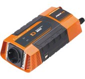 Měnič napětí Carspa PID600 12V/230V+2xUSB 600W, modifikovaná sinus, digitální display foto