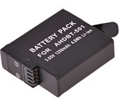 Baterie T6 power GoPro Hero5 Black, AHDBT-501, AABAT-001, 1250mAh, černá foto