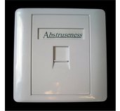 WALL plate SA s rámečkem pro 1keystone (80 x 80) foto