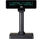 VFD zák.displej FV-2030B 2x20, 9mm,USB, černý foto