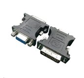 Kab. redukce DVI-A do VGA M/F, černá foto