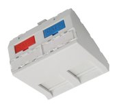 Modul French style Solarix 45x45mm pro 2 keystony foto