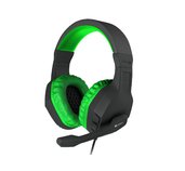 Herní stereo sluchátka Genesis Argon 200,černo-zelené foto