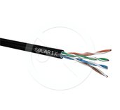 Venkovní inst.Solarix CAT5e UTP PE 305m/box gelový foto