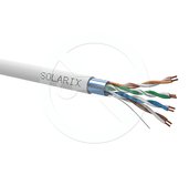 Kabel licna Solarix CAT5E FTP PVC šedý 305m/box foto