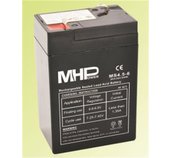 Pb akumulátor MHPower VRLA AGM 6V/4,5Ah (MS4.5-6) foto