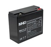 Pb akumulátor MHPower VRLA AGM 12V/17Ah (MS17-12) foto