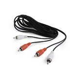 Kabel CABLEXPERT přípojný 2xcinch/2xcinch, 1,8m audio foto