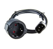 Síťový kabel pro výstup UPS - redukce PC konektor foto