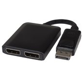 PremiumCord  adaptér DisplayPort  -  2x DisplayPort, rozšíření + zrcadlení obrazu, 4K*2K@30Hz foto