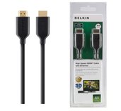 BELKIN HDMI - HDMI 1.4 AV kabel Gold, černý, 2 m foto