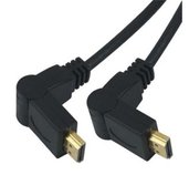 PremiumCord Kabel HDMI A - HDMI A M/M 15m, rotační foto