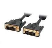 Kabel C-TECH  přípojný  DVI-DVI, M/M,  1,8m DVI-D, dual link foto
