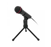 Stolní mikrofon C-TECH MIC-01, 3,5” stereo jack, 2.5m foto