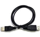 C-TECH USB A-A 1,8m 2.0 prodlužovací, černý foto