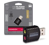 AXAGON ADA-17 USB2.0 - stereo HQ audio MINI adapter 24bit 96kHz foto